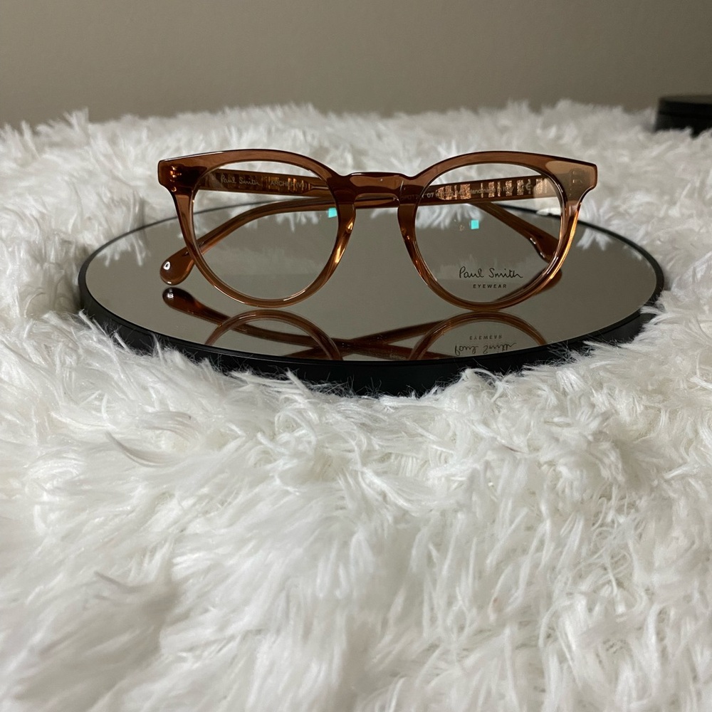 Paul Smith Eyeglasses/ Archer Series/ Model #: PSOP013V1/ Brown Tinted Frames